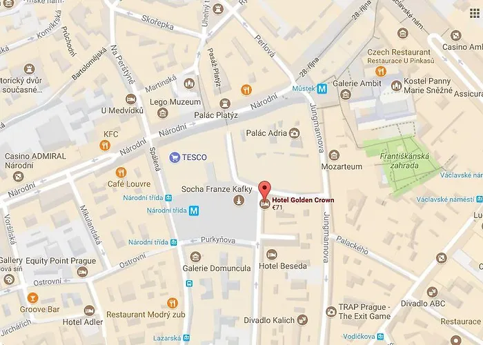 Hotell Golden Crown Prag